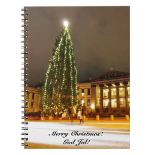 Christmas in Oslo, Norway Notebook