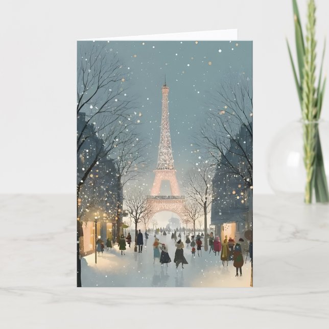 Christmas In Paris Card (Front)
