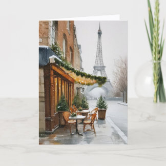 Christmas In Paris Card