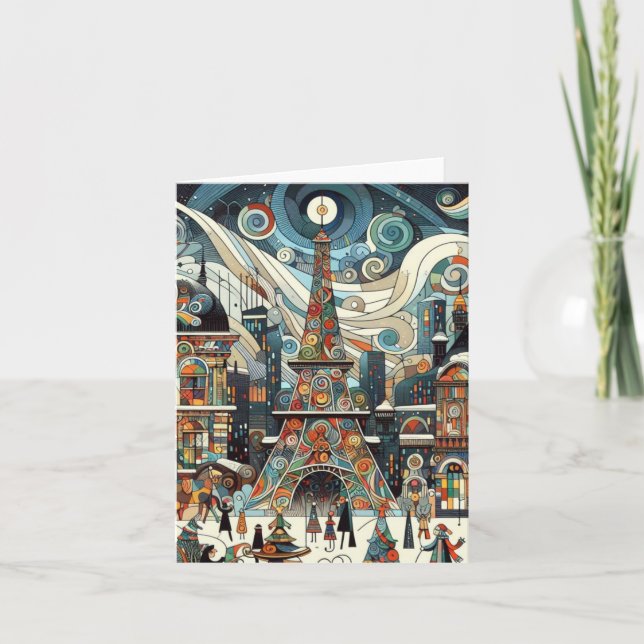 Christmas in Paris  Card (Front)