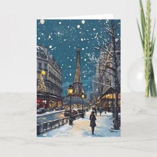 Christmas In Paris Card
