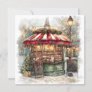 "Christmas In Paris Holiday Card