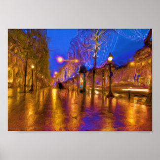 Christmas In Paris Print
