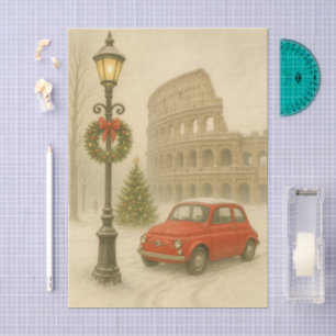 Christmas in Rome Italy – Holiday Art, Christmas  Tissue Paper