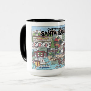 Christmas in Santa Barbara Mug