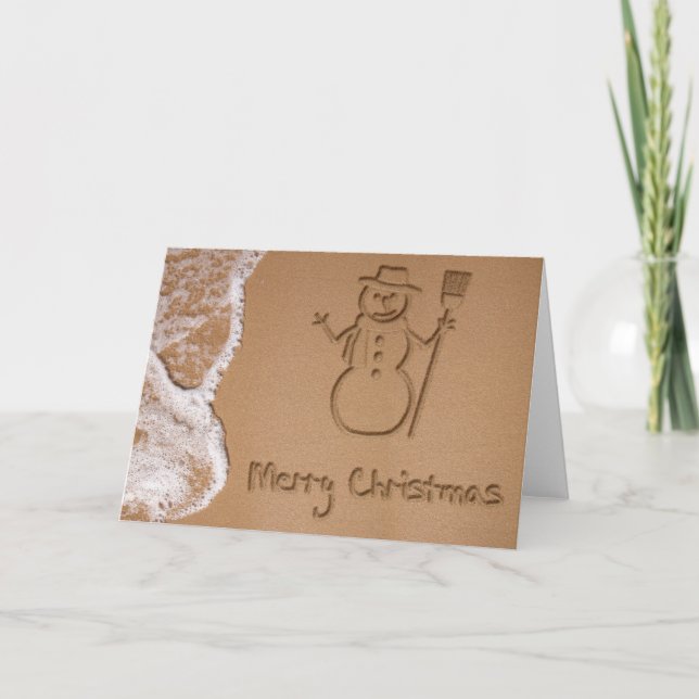 Christmas in Summer Holiday Card (Front)