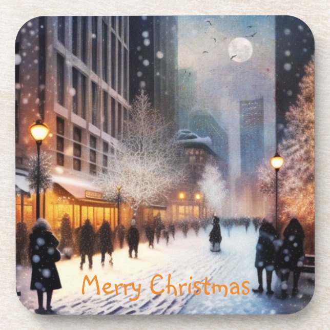 Christmas in the City Coaster (Front)