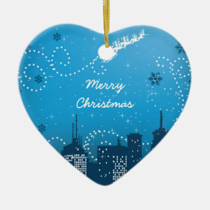Christmas in the city custom ornament