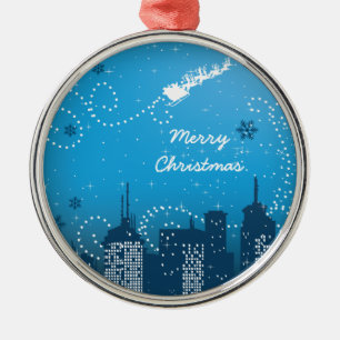 Christmas in the city custom ornament