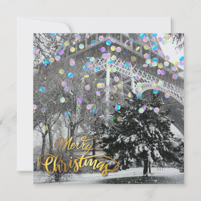 Christmas in the city. Flat Card (Front)