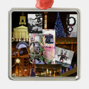Christmas in the City-Knoxville, Tennessee Metal Tree Decoration