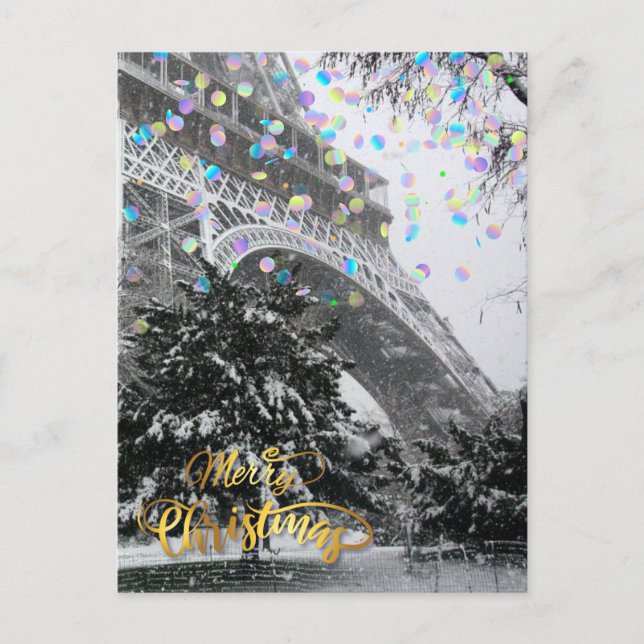 Christmas in the city.  postcard (Front)