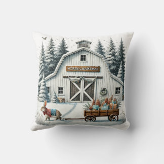 Christmas In the Country Cushion