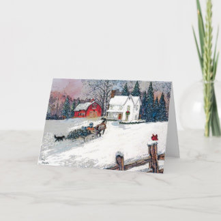 Christmas in the Country Holiday Card