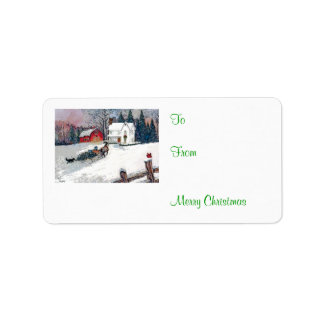 Christmas in the Country Label