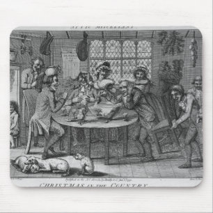 Christmas in the Country Mouse Mat