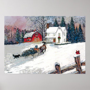 Christmas in the Country Poster