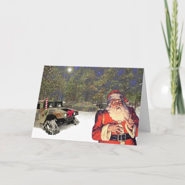 Christmas in the field. holiday card (Front)