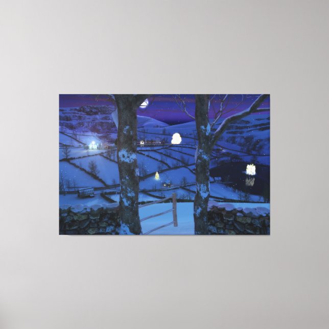Christmas in the Glen Canvas Print (Front)
