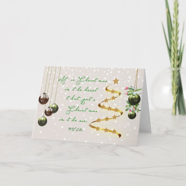 Christmas In The Heart Greeting Card (Front)
