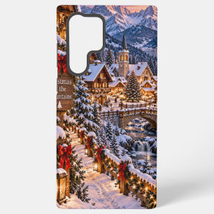 Christmas in the Mountains  Samsung Galaxy Case