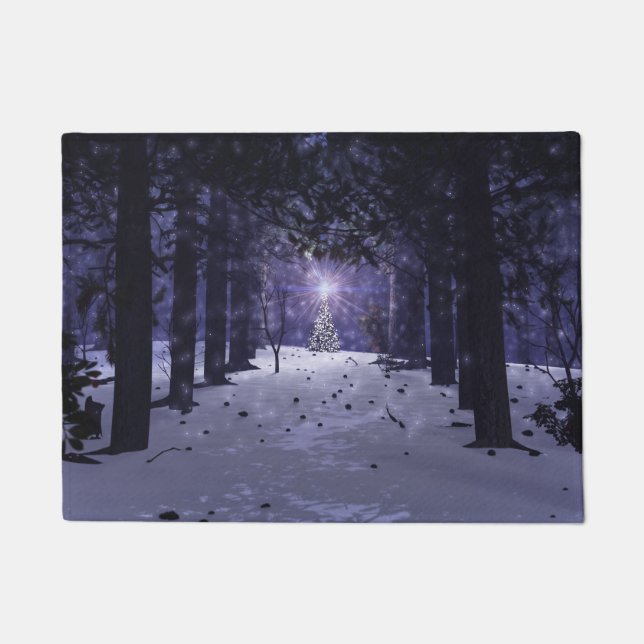 Christmas in the Pines Doormat (Front)