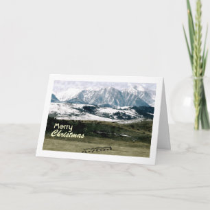 Christmas in the Rockies, Montana Holiday Card