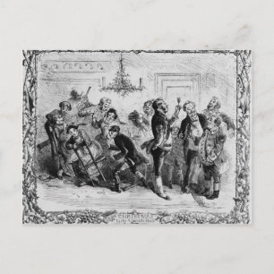 Christmas in the Servant's Hall Holiday Postcard