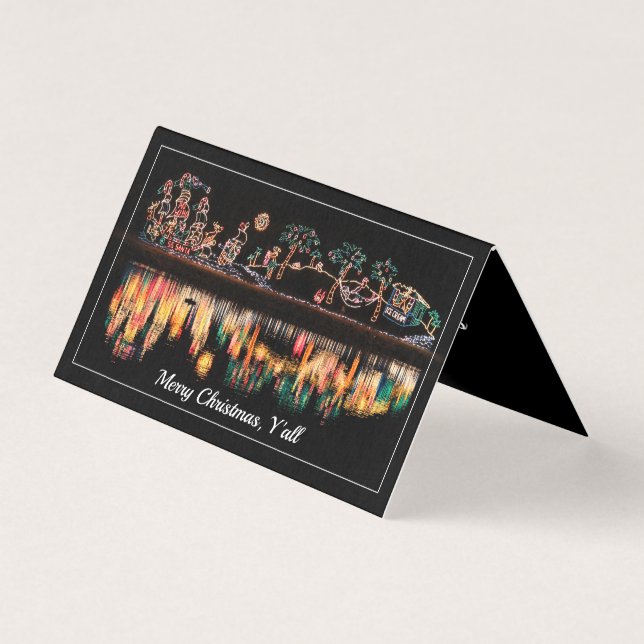 Christmas in the South Water Reflections (Front)