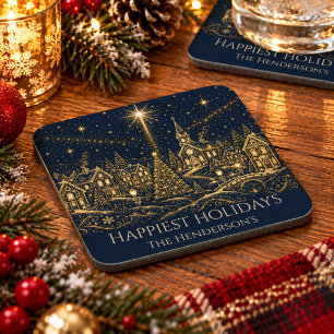 Christmas in the Stars Christmas Village Coaster