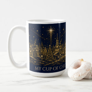 Christmas in the Stars   Christmas Village Coffee Mug