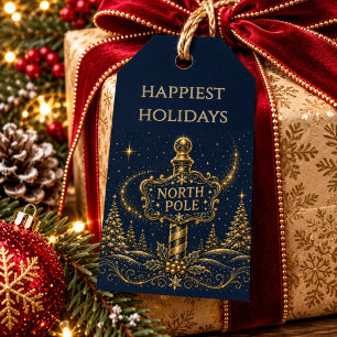 Christmas in the Stars North Pole Gift Tags