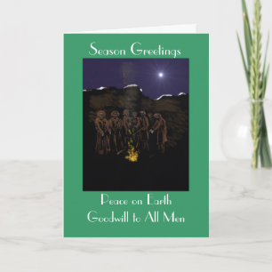 Christmas in the trenches holiday card