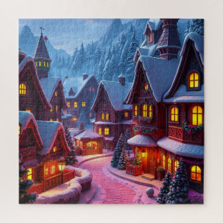 Christmas in the Village Jigsaw Puzzle