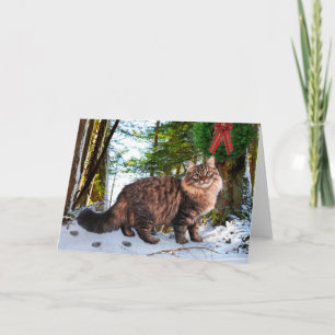 "Christmas In The Woods" Greeting Card