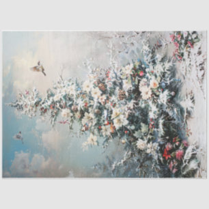 Christmas in the woods tissue paper