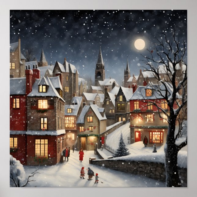 Christmas in Town Poster (Front)