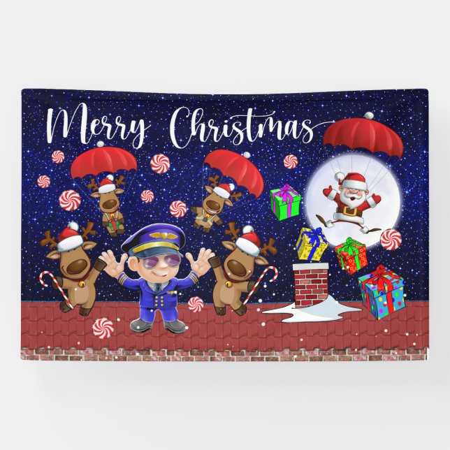Christmas Indoor or Outdoor Banner (Horizontal)