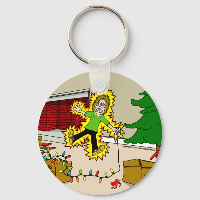 Christmas Injuries Keychain (Front)