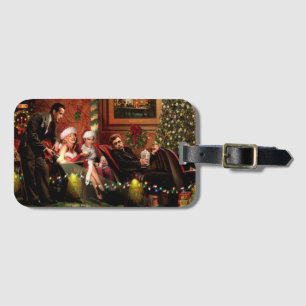 Christmas Interlude Luggage Tag