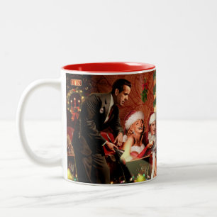 Christmas Interlude Two-Tone Coffee Mug