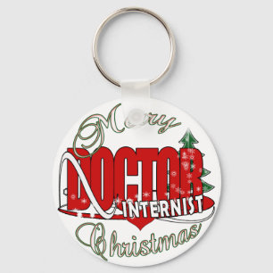 CHRISTMAS INTERNIST KEY RING