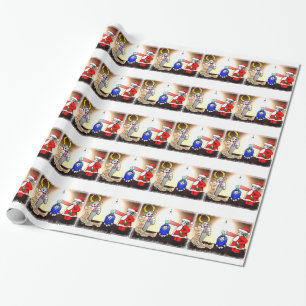 Christmas Interrogation Wrapping Paper
