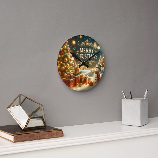  Christmas into your home  Wall Clock (Office)