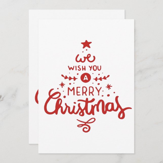 Christmas  invitation (Front/Back)