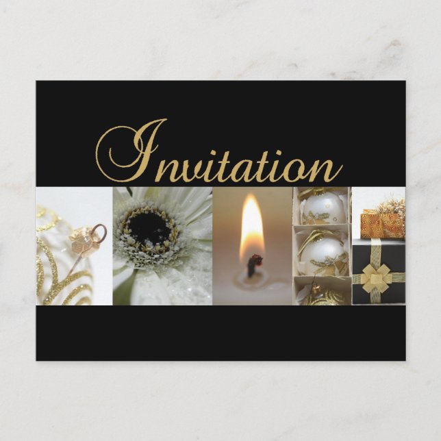 Christmas Invitation Card (Front)