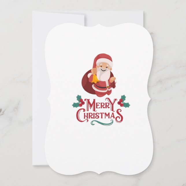 christmas invitation card (Back)