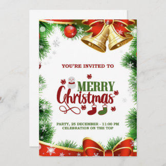 christmas invitation card