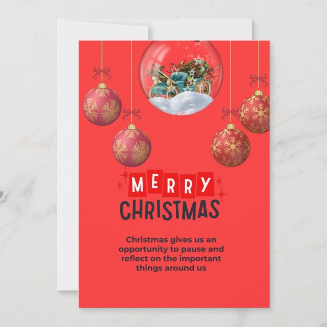 christmas invitation cards (Front)