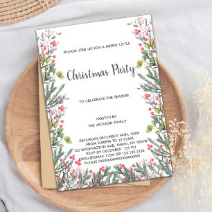 Christmas Invitation, Christmas Party, Holiday Invitation